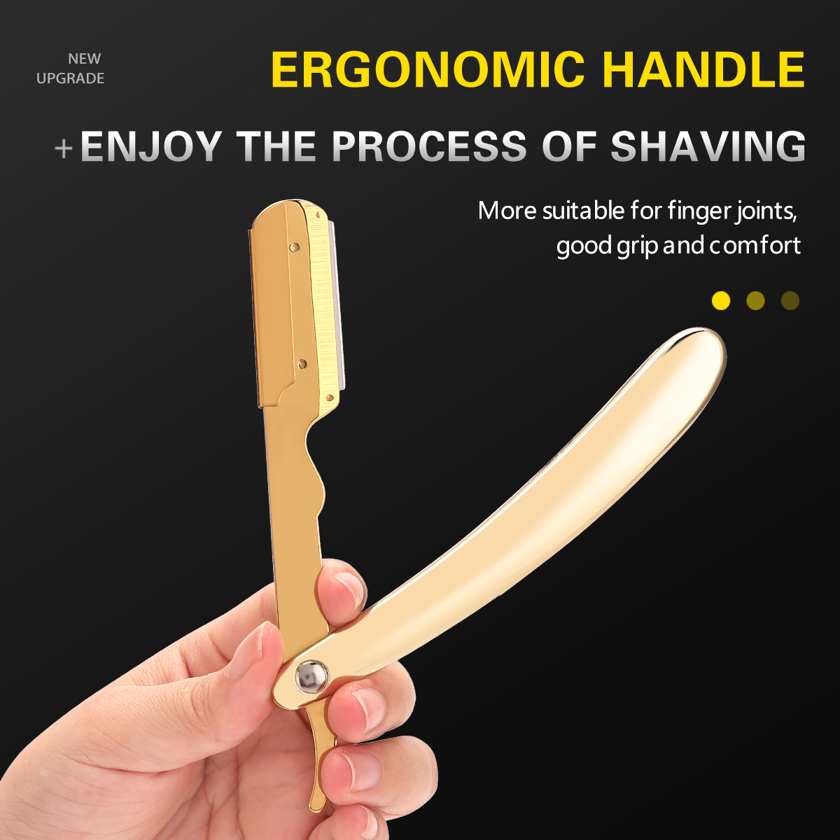 실버 남성용 면도 도구 헤어 면도기 블랙 접이식 면도칼 - Home Barbershop 리뷰 및 가격