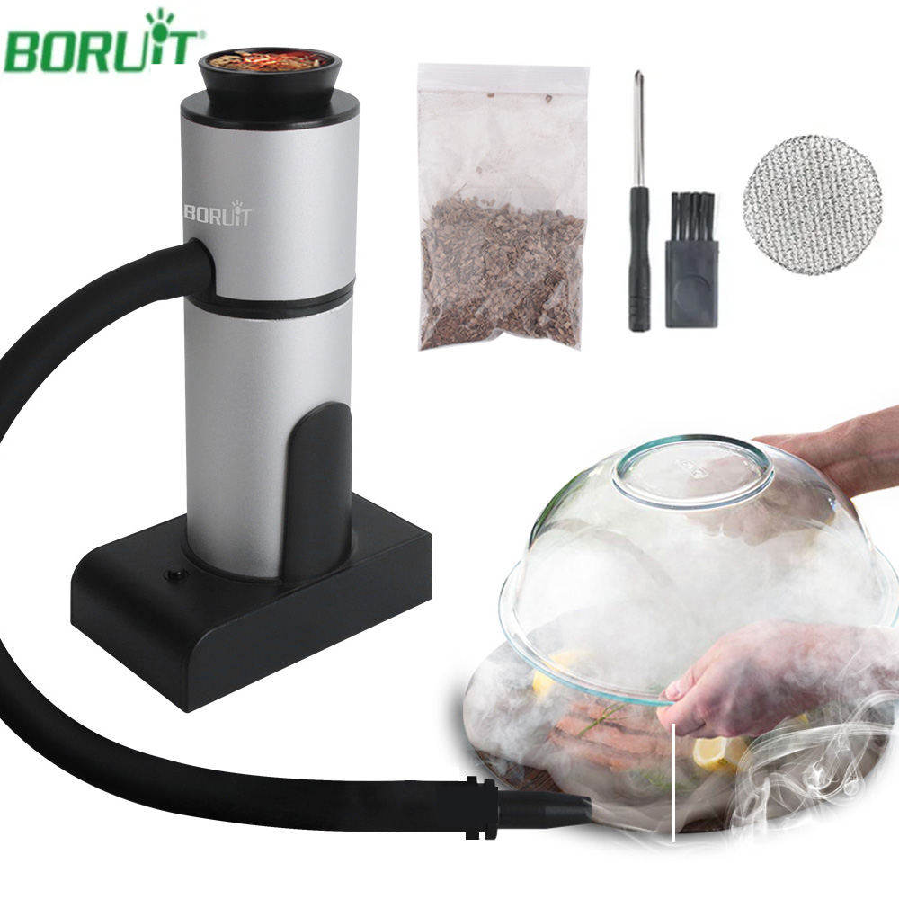 BORUiT 휴대용 분자 요리 연기 총 연기 주입기 음 - Smoking Gun Kit 리뷰 및 가격