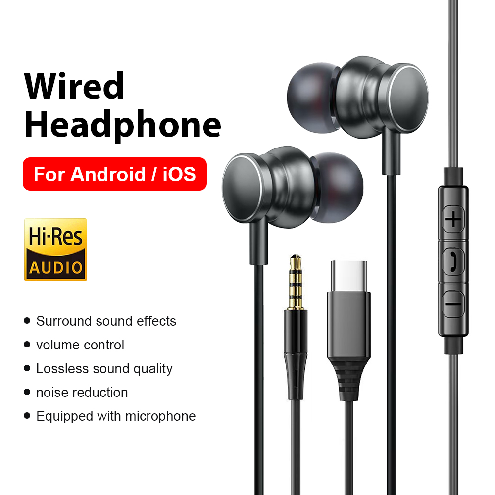 타입 C 유선 헤드폰 3.5mm 하이파이 노이즈 캔슬링 - Home Bar Iphone 리뷰 및 가격