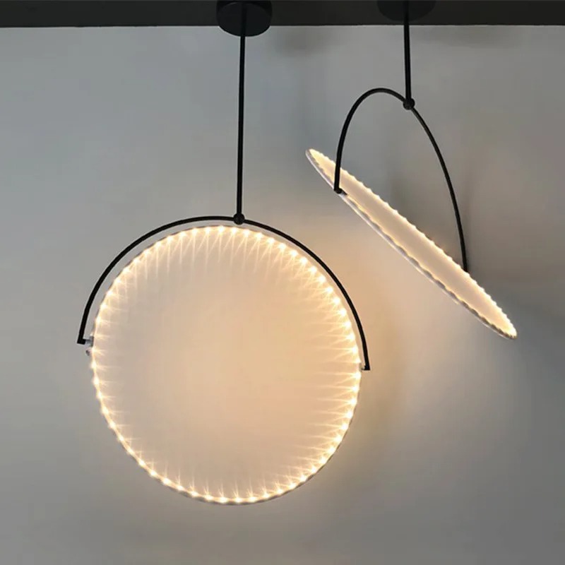북유럽 스타일의 예술적인 패브릭 LED 펜던트 조명,  - Home Bar And Counter 리뷰 및 가격