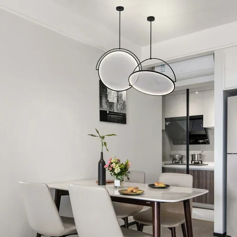 북유럽 스타일의 예술적인 패브릭 LED 펜던트 조명,  - Home Bar And Counter 리뷰 및 가격