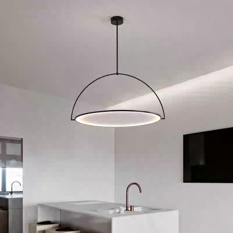 북유럽 스타일의 예술적인 패브릭 LED 펜던트 조명,  - Home Bar And Counter 리뷰 및 가격